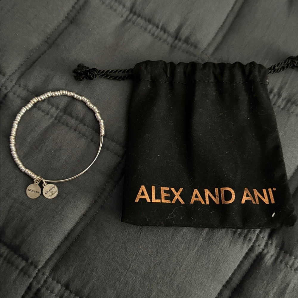 Alex and ani silver bracelet